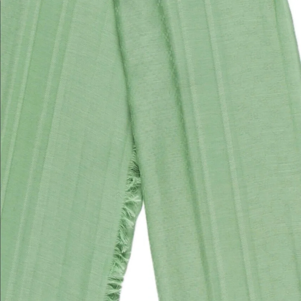 Gucci Light Green Silk Scarf